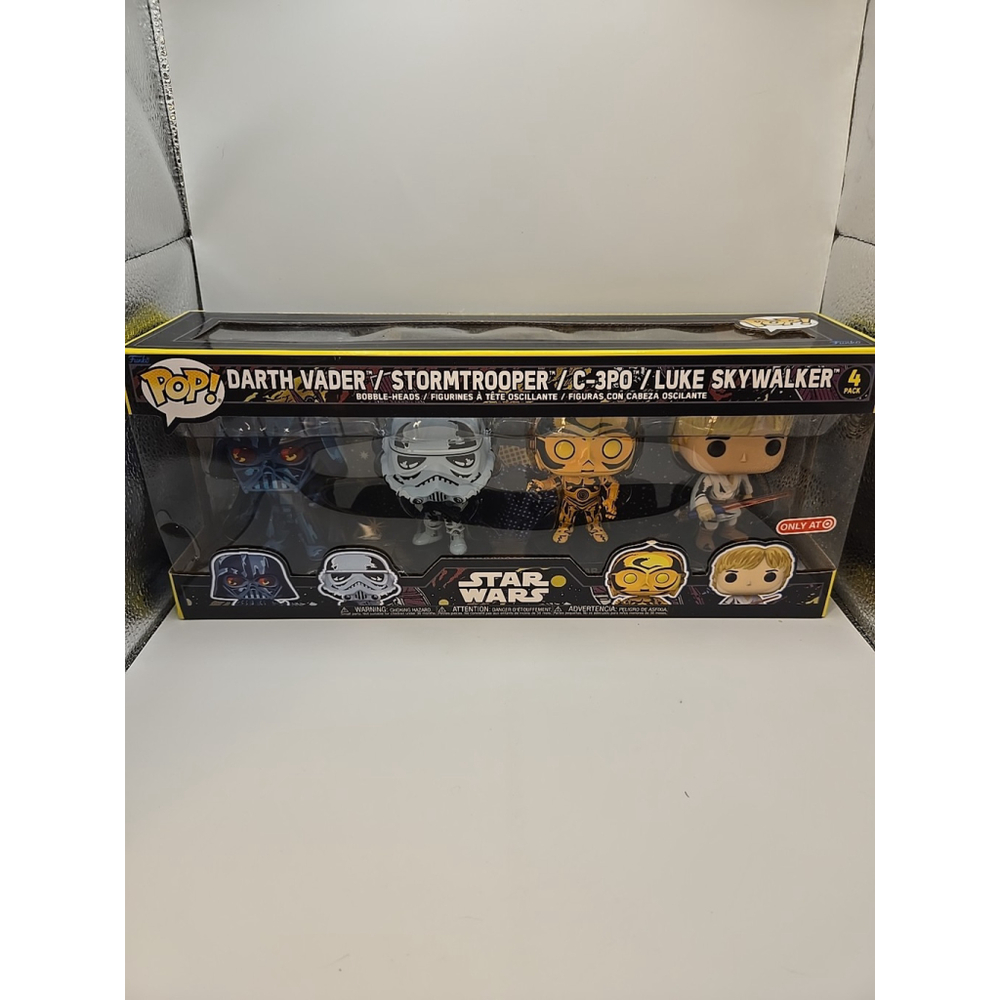 Funko Pop! Vinyl: Star Wars‎ - Darth Vader / Stormtrooper / C-3PO / Luke...